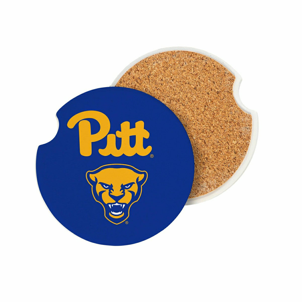 University of Pittsburgh Car Coaster Set, 2pc
