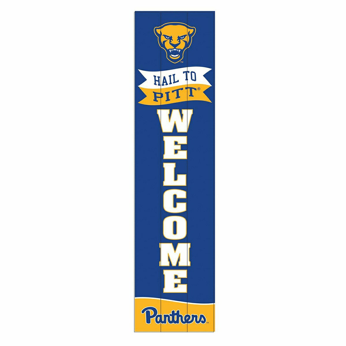 University of Pittsburgh Large Single Sided Leaner, 46"