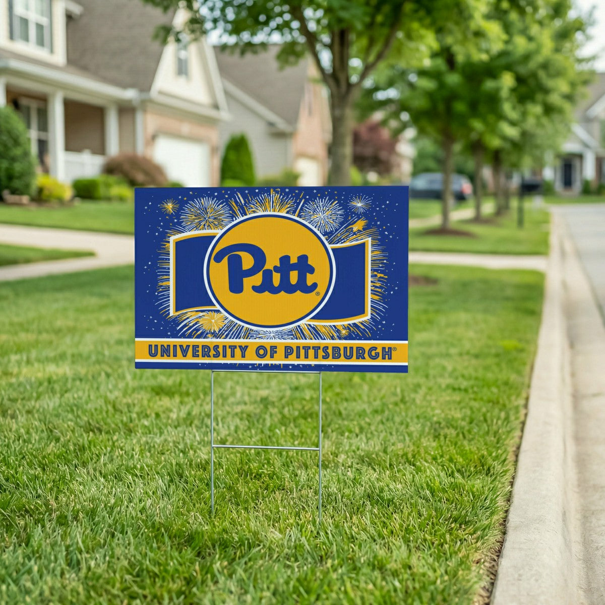 University of Pittsburgh Yard Sign, Patriotic