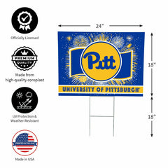 University of Pittsburgh Yard Sign, Patriotic