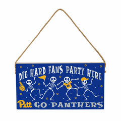 University of Pittsburgh Halloween Wood Wall Sign, 6x11