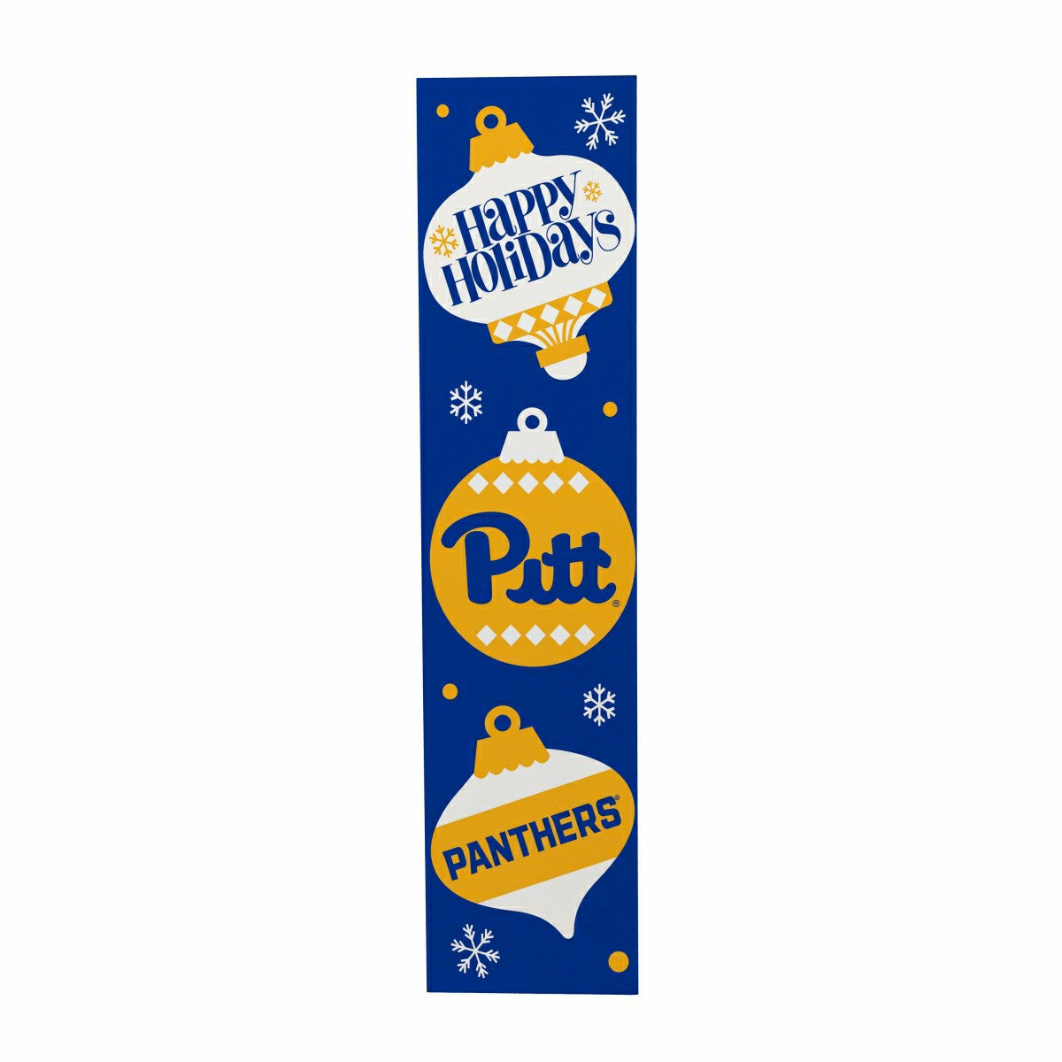 47" Double Sided Leaner, University of Pittsburgh, Christmas
