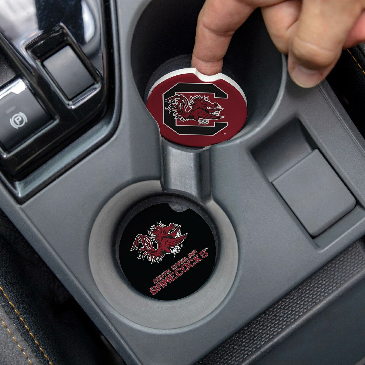 University of South Carolina Car Coaster Set, 2pc