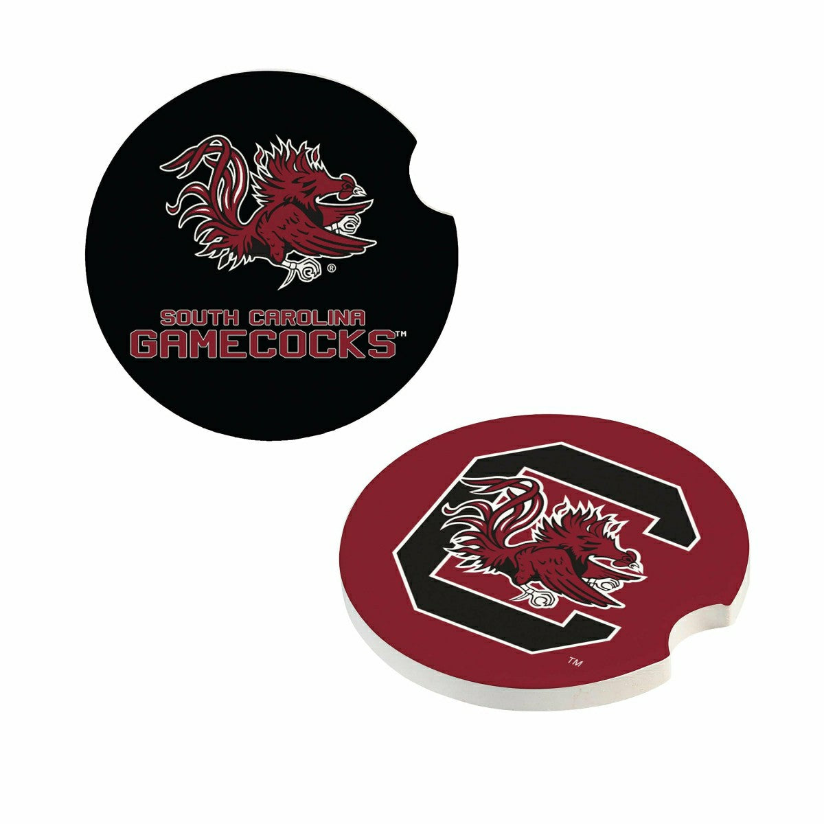 University of South Carolina Car Coaster Set, 2pc