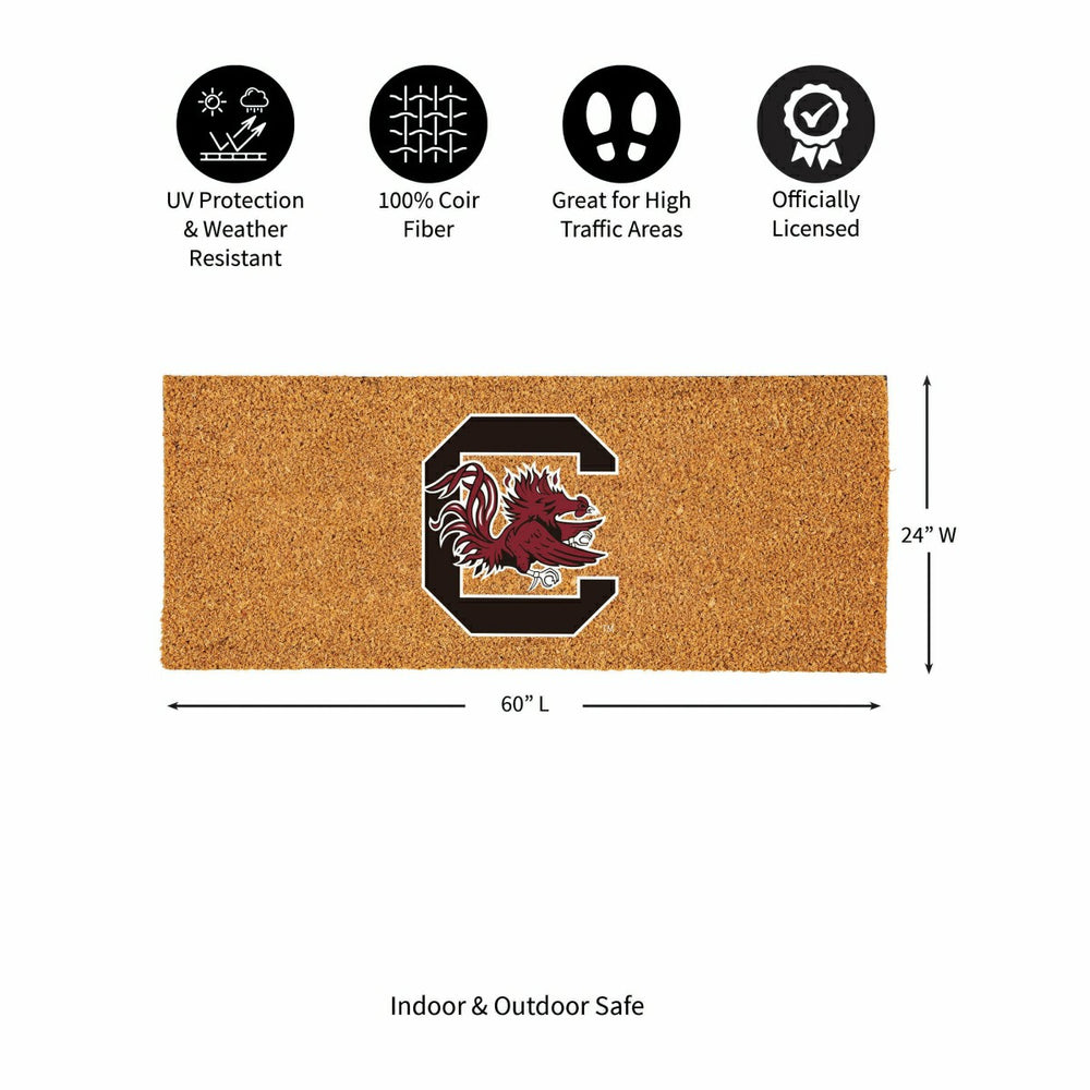 University of South Carolina Extra Large Full Color Coir Mat, 60"x24"
