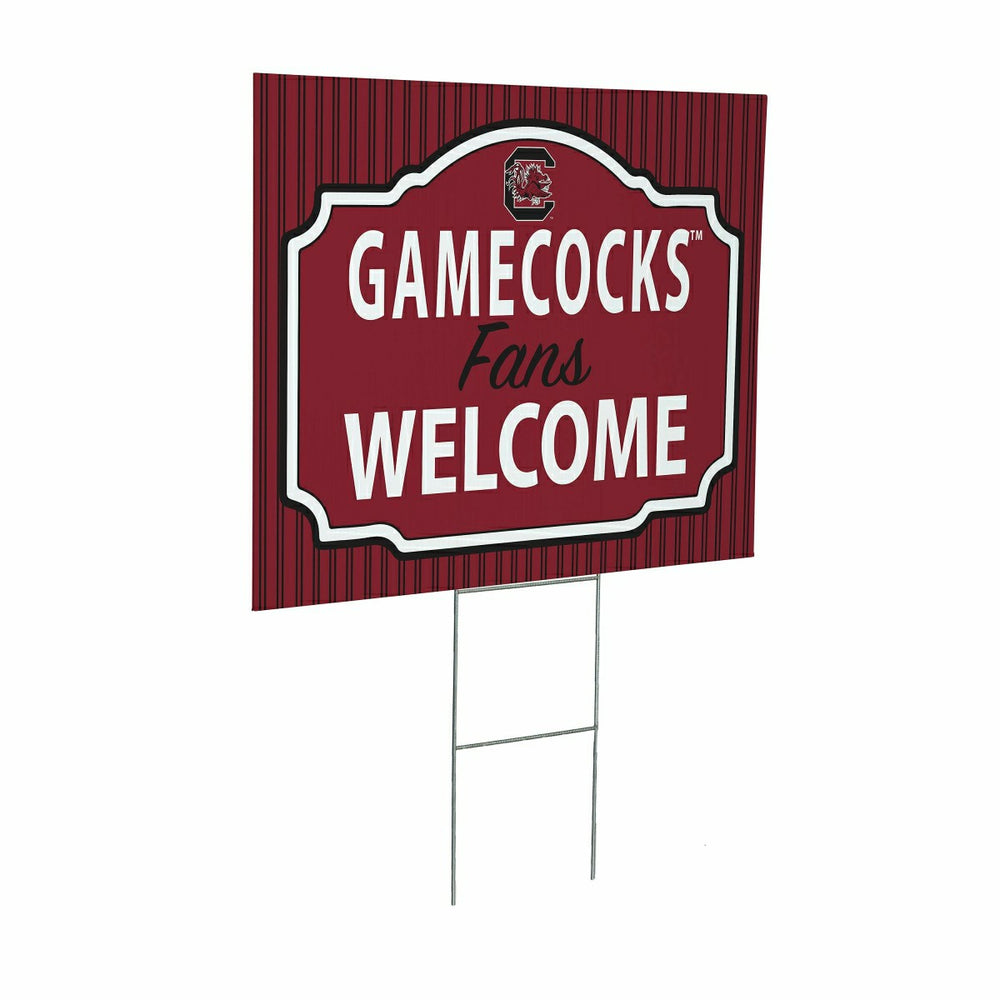 University of South Carolina Coroplast Yard Sign, "Fans Welcome"