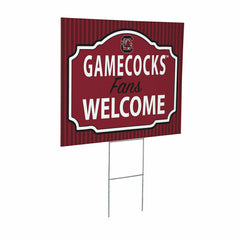 University of South Carolina Coroplast Yard Sign, "Fans Welcome"