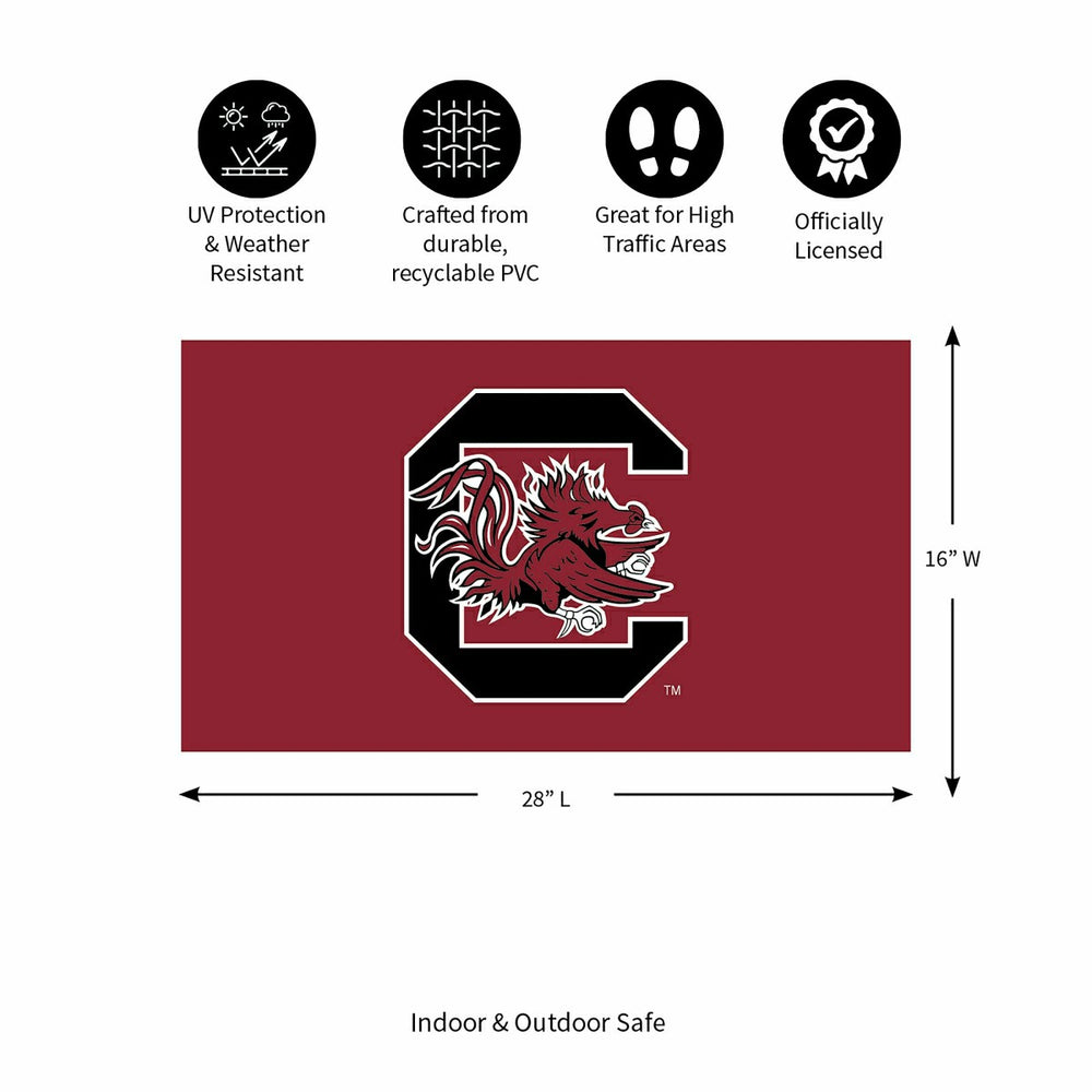 Full Color PVC Mat, 16" x 28", University of South Carolina