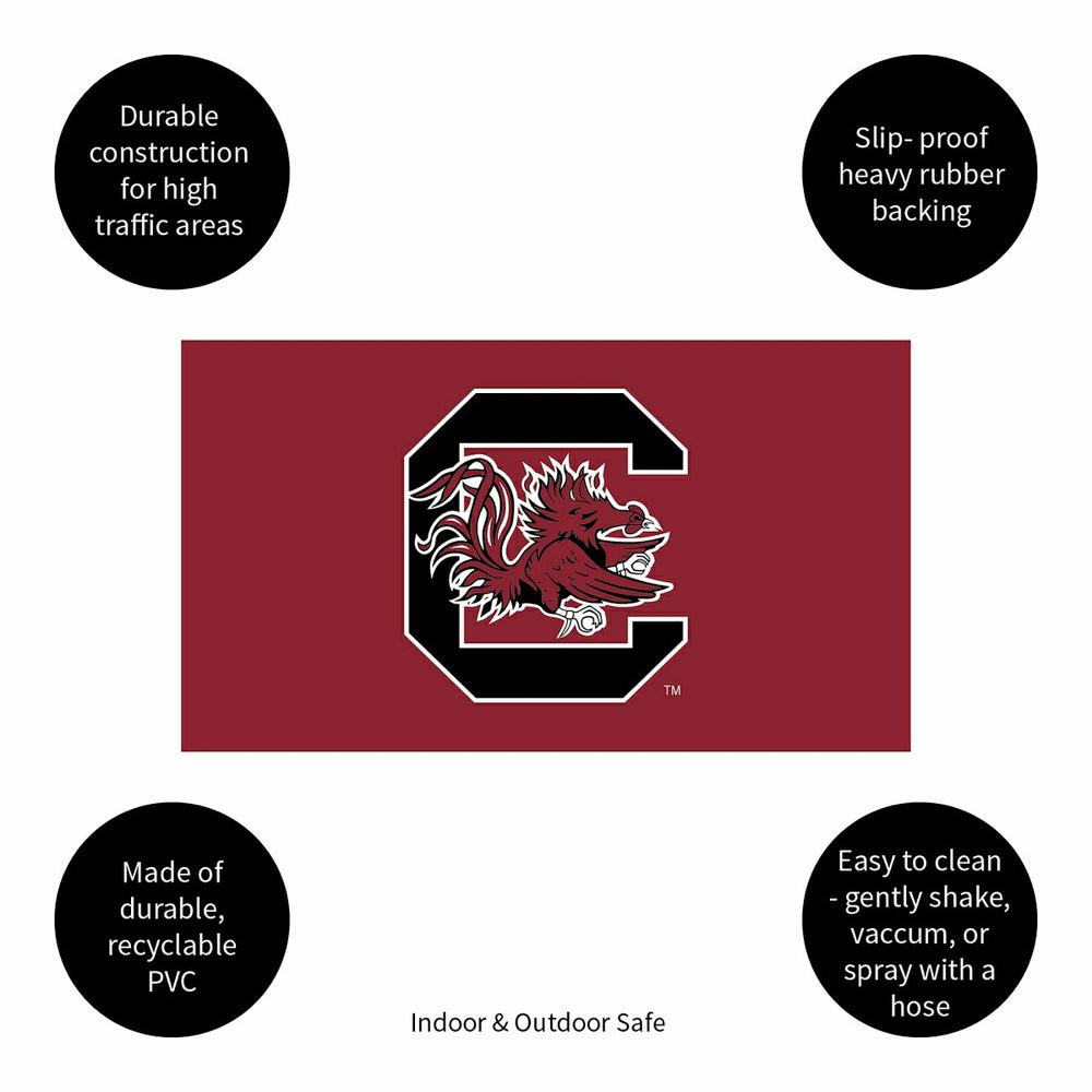 Full Color PVC Mat, 16" x 28", University of South Carolina