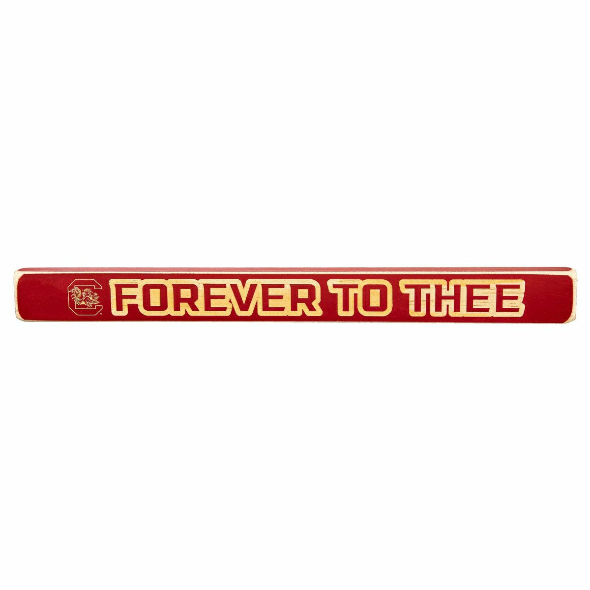 University of South Carolina Engraved Wood Sign, 1.5" x 18"