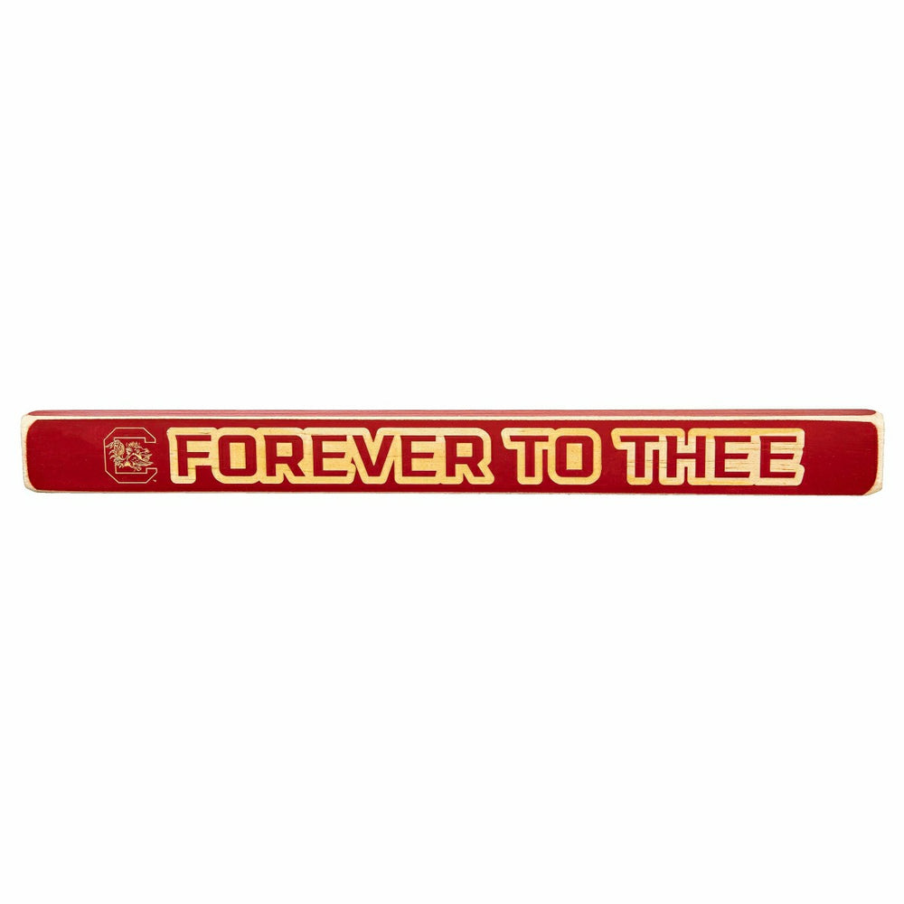 University of South Carolina Engraved Wood Sign, 1.5" x 18"
