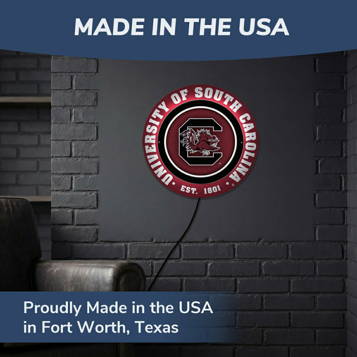 University of South Carolina, Metal Lite, Round