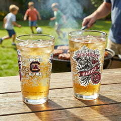 University of South Carolina 16oz Glass pint, Set of 2