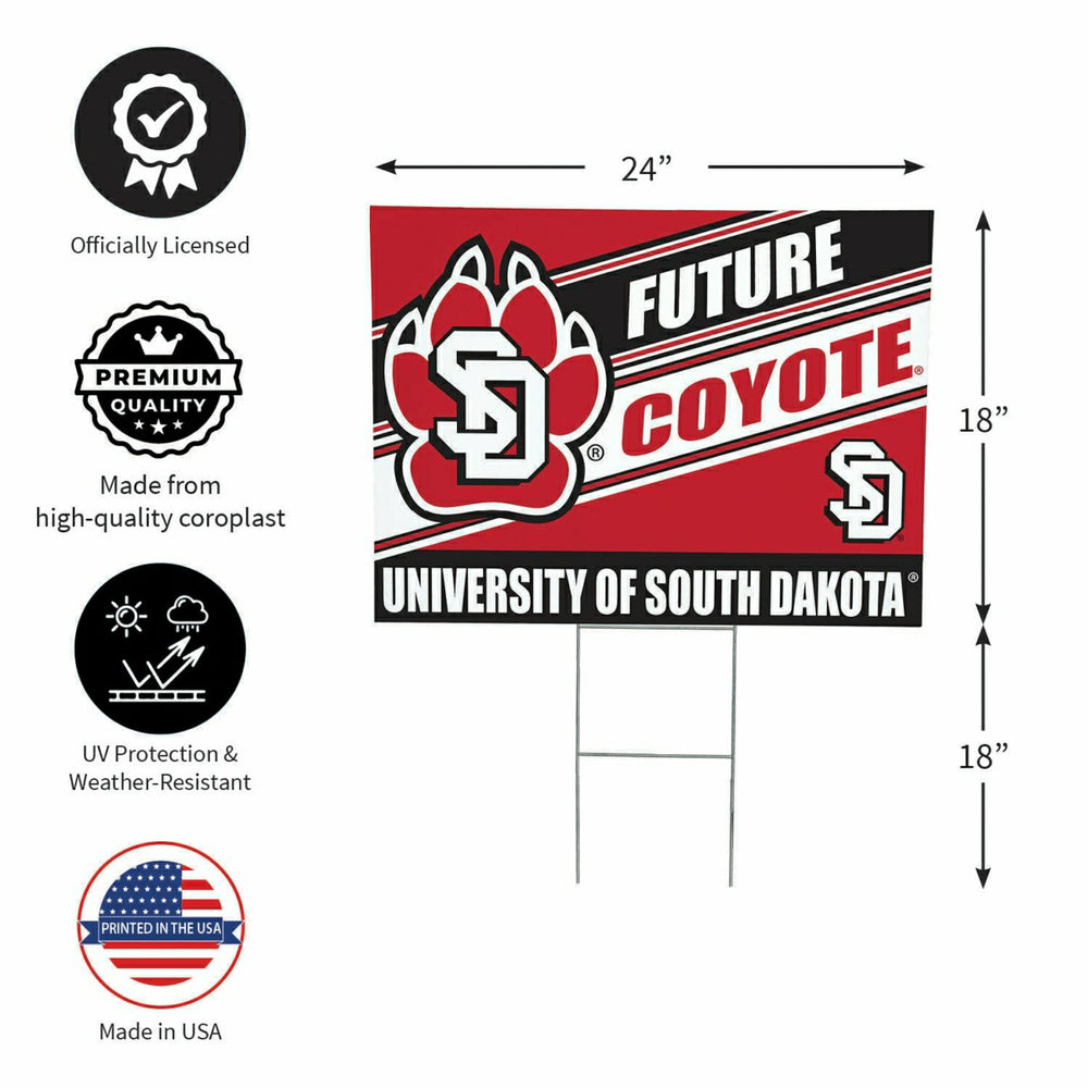 University of South Dakota Coroplast Yard Sign, Future Student