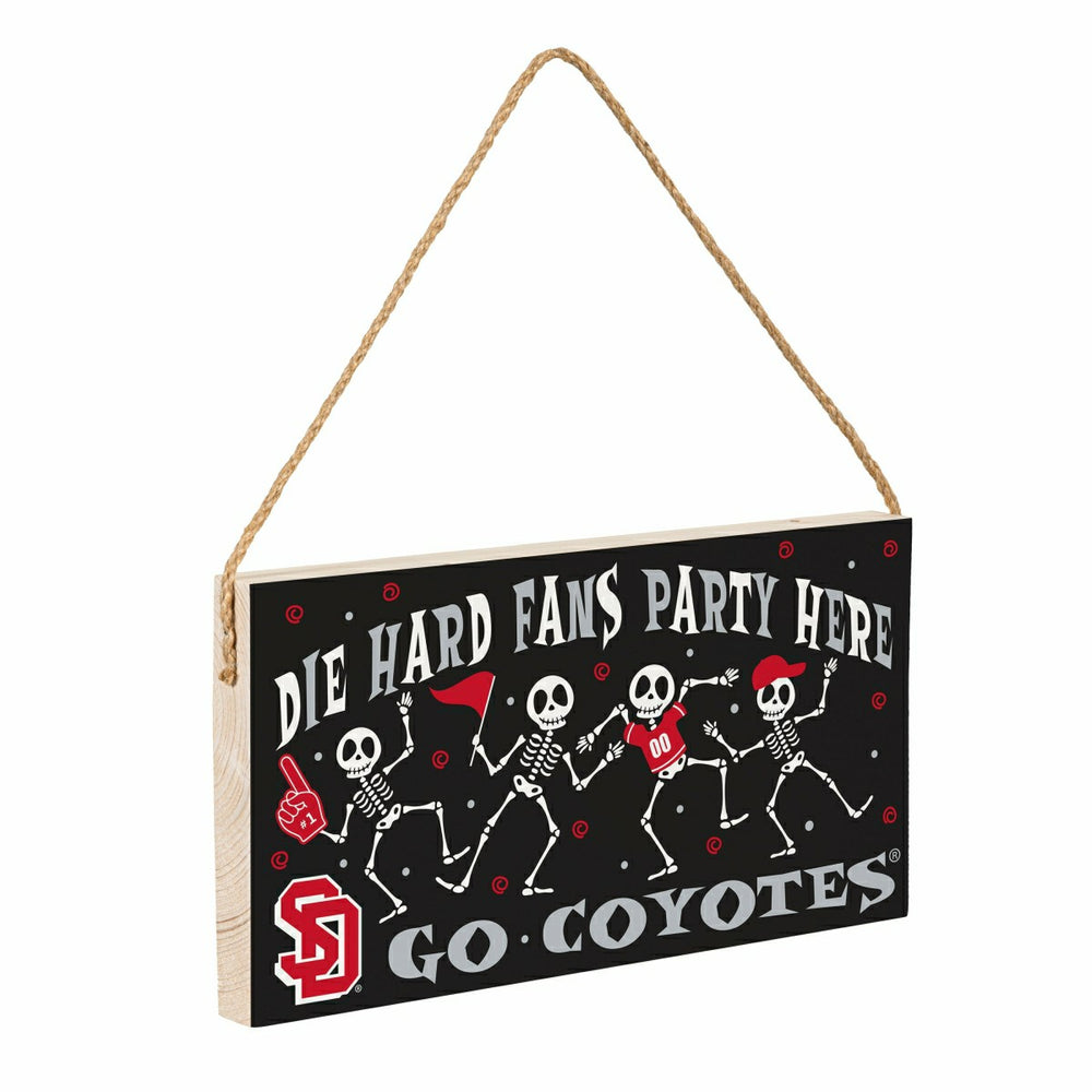 University of South Dakota Halloween Wood Wall Sign, 6x11