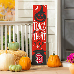 47" Double Sided Leaner, University of South Dakota, Halloween