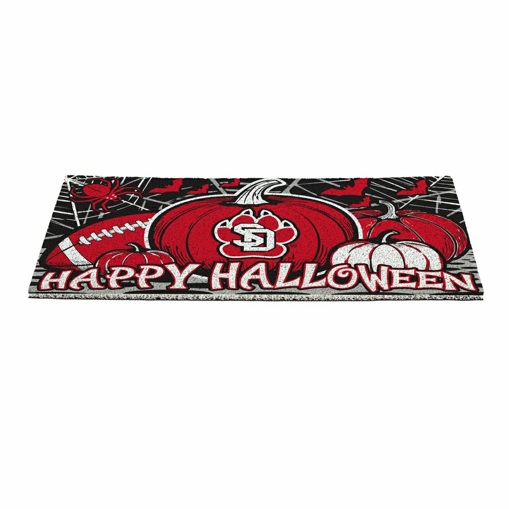University of South Dakota Halloween PVC Mat, 28"x16"