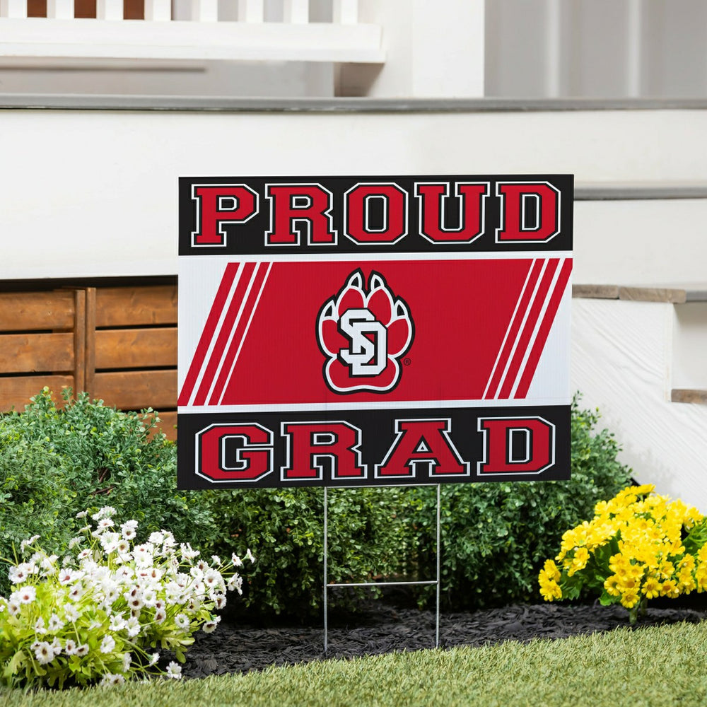 University of South Dakota Coroplast Yard Sign Graduate