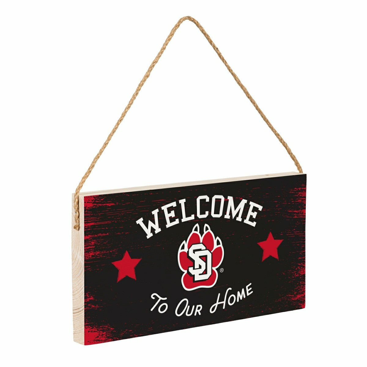 University of South Dakota Wood Wall Sign, 6x11