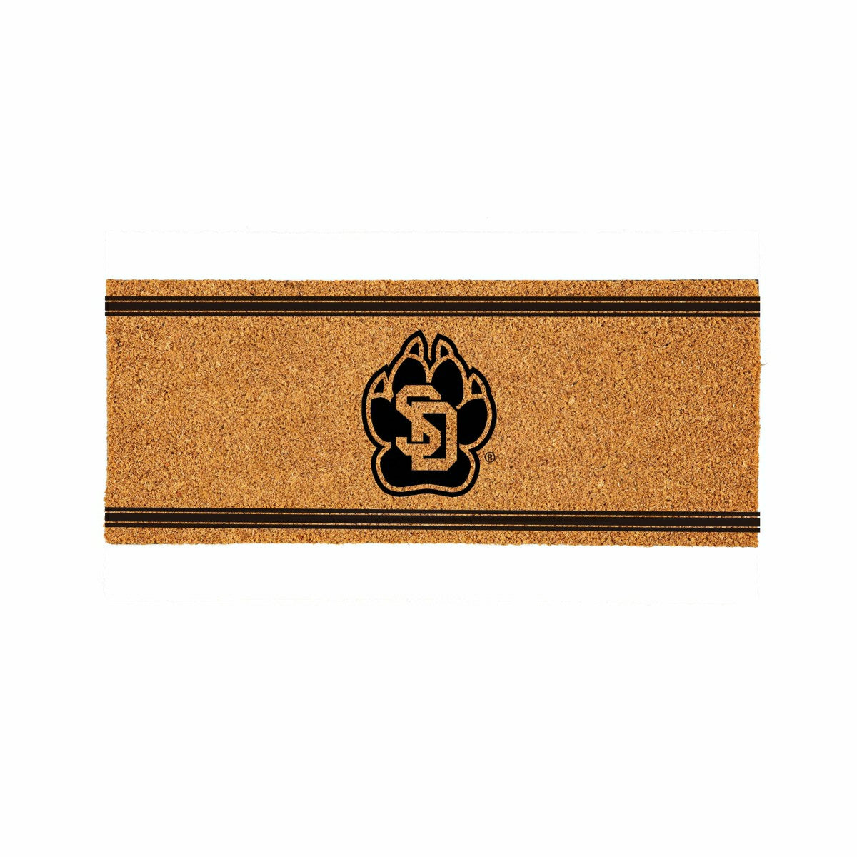 University of South Dakota Extra Large One Color Coir Mat, 60"x24"
