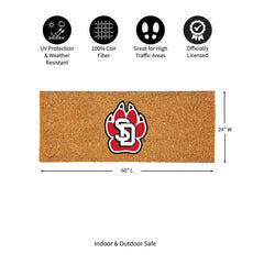 University of South Dakota Extra Large Full Color Coir Mat, 60"x24"