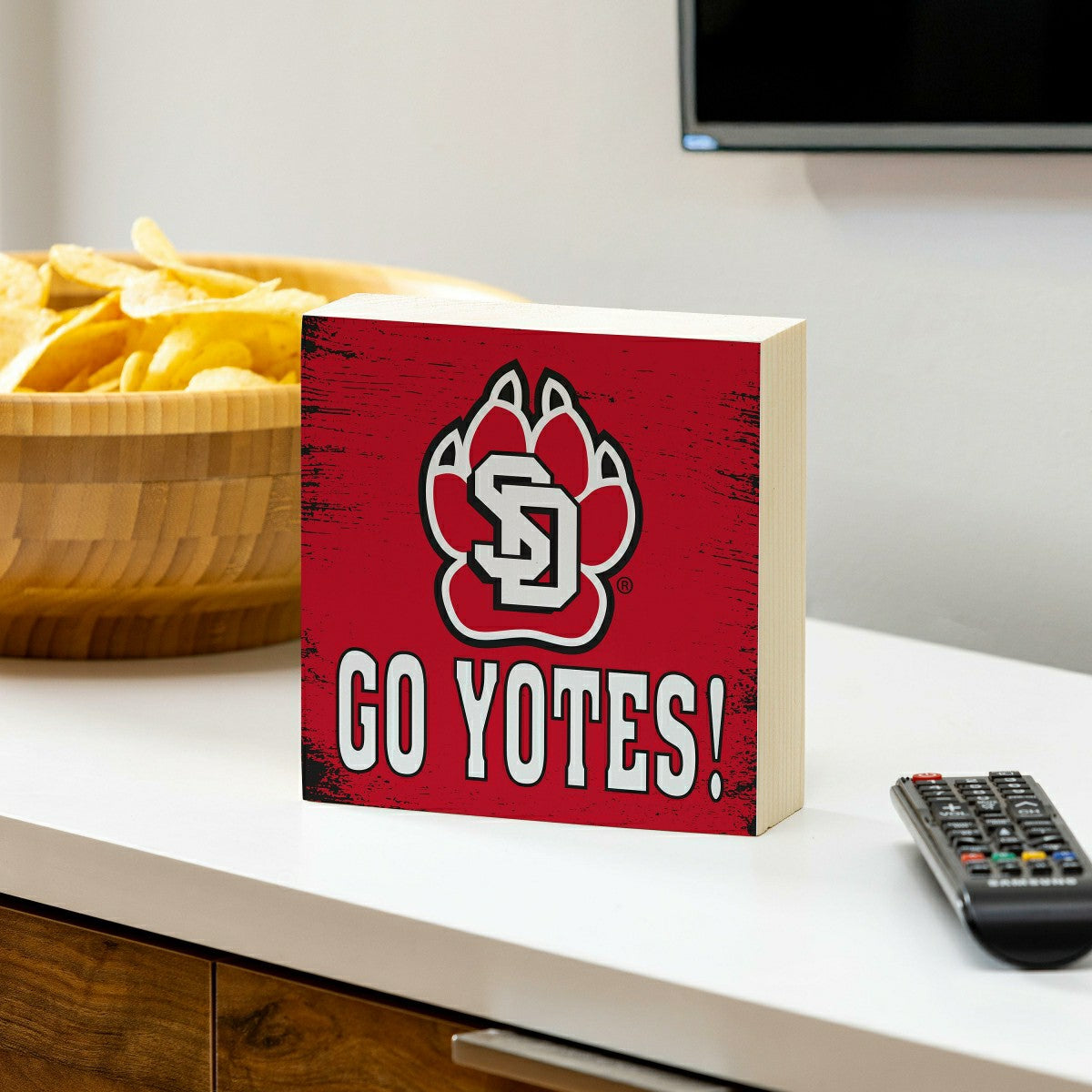 University of South Dakota Plock, Down Home Fans, 6x6