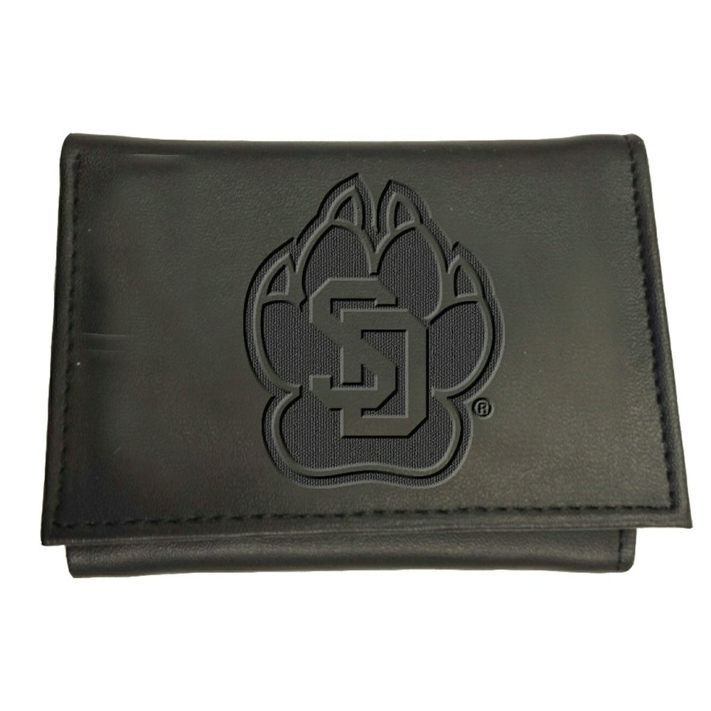University of South Dakota, Tri-Fold Wallet, Black