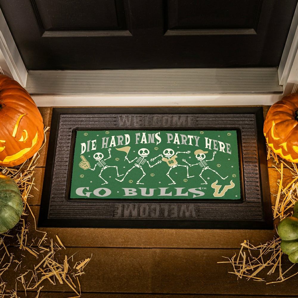 University of South Florida Flocked Coir Halloween Sassafras Switch Ma
