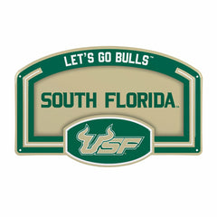 University of South Florida USA Embossed Steel Wall Sign, 11" x 17"