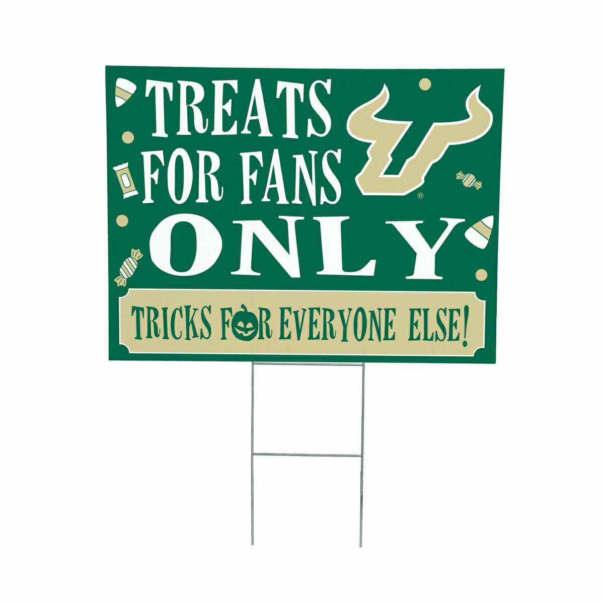 University of South Florida Yard Sign, Halloween Treats for Fans