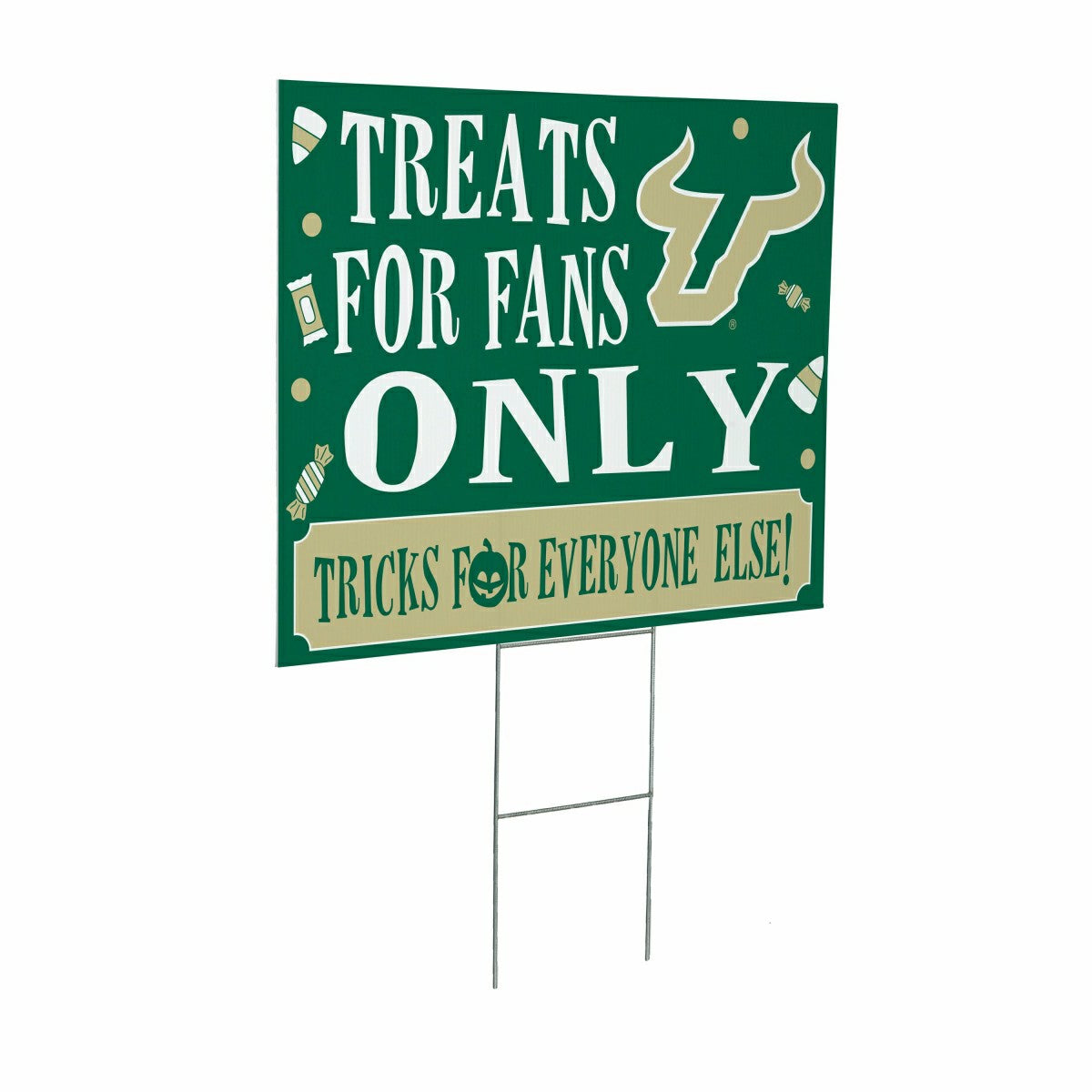University of South Florida Yard Sign, Halloween Treats for Fans