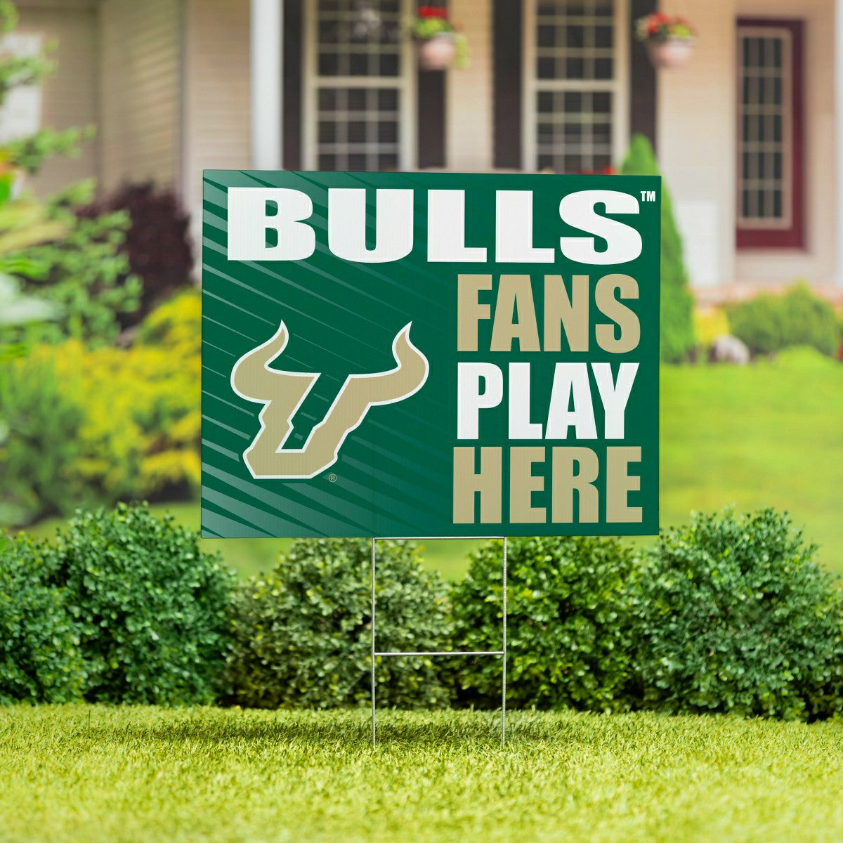 University of South Florida Coroplast Yard Sign "Fans Play Here"