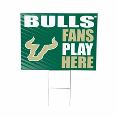 University of South Florida Coroplast Yard Sign "Fans Play Here"