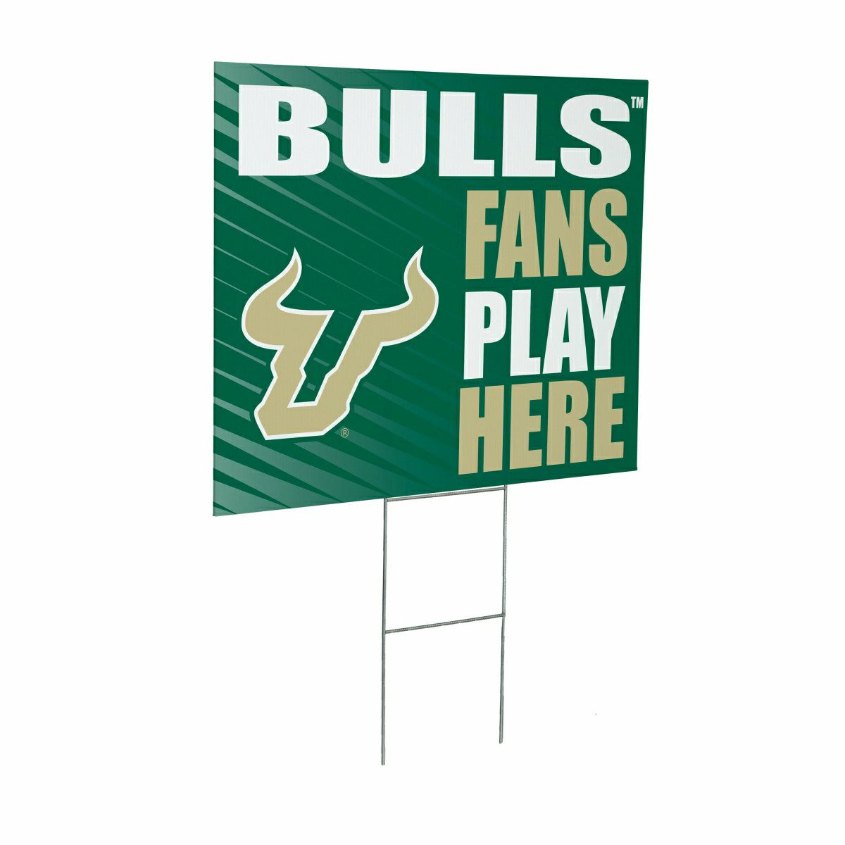 University of South Florida Coroplast Yard Sign "Fans Play Here"