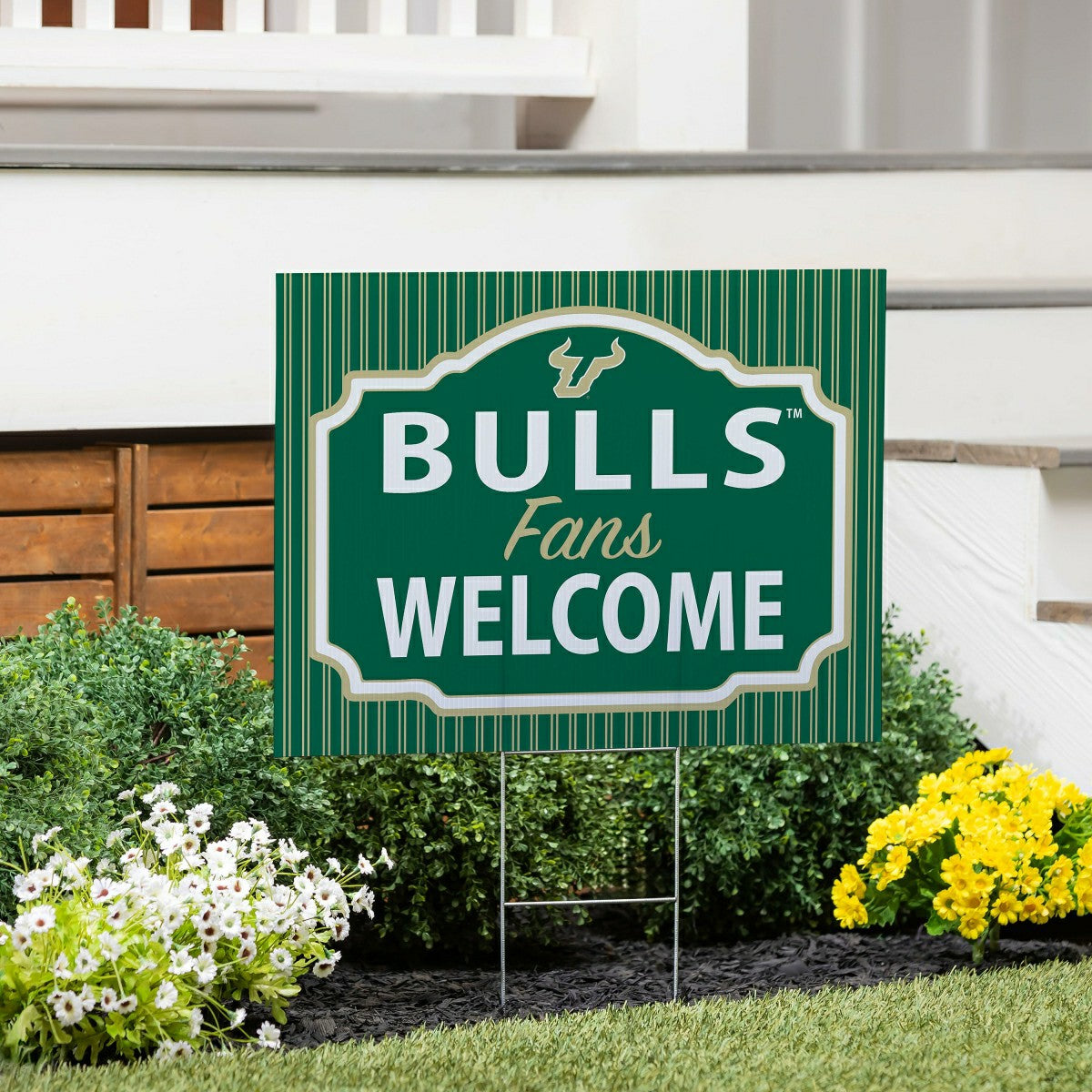 University of South Florida Coroplast Yard Sign, "Fans Welcome"