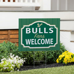 University of South Florida Coroplast Yard Sign, "Fans Welcome"