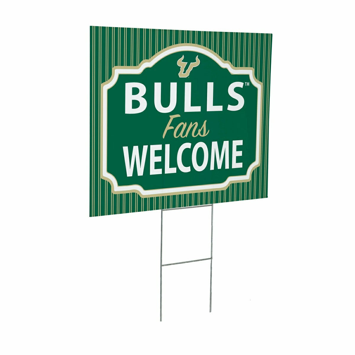 University of South Florida Coroplast Yard Sign, "Fans Welcome"