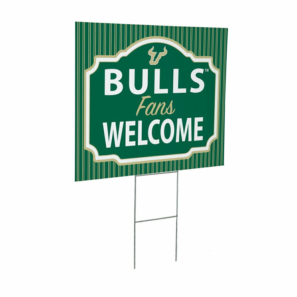 University of South Florida Coroplast Yard Sign, "Fans Welcome"