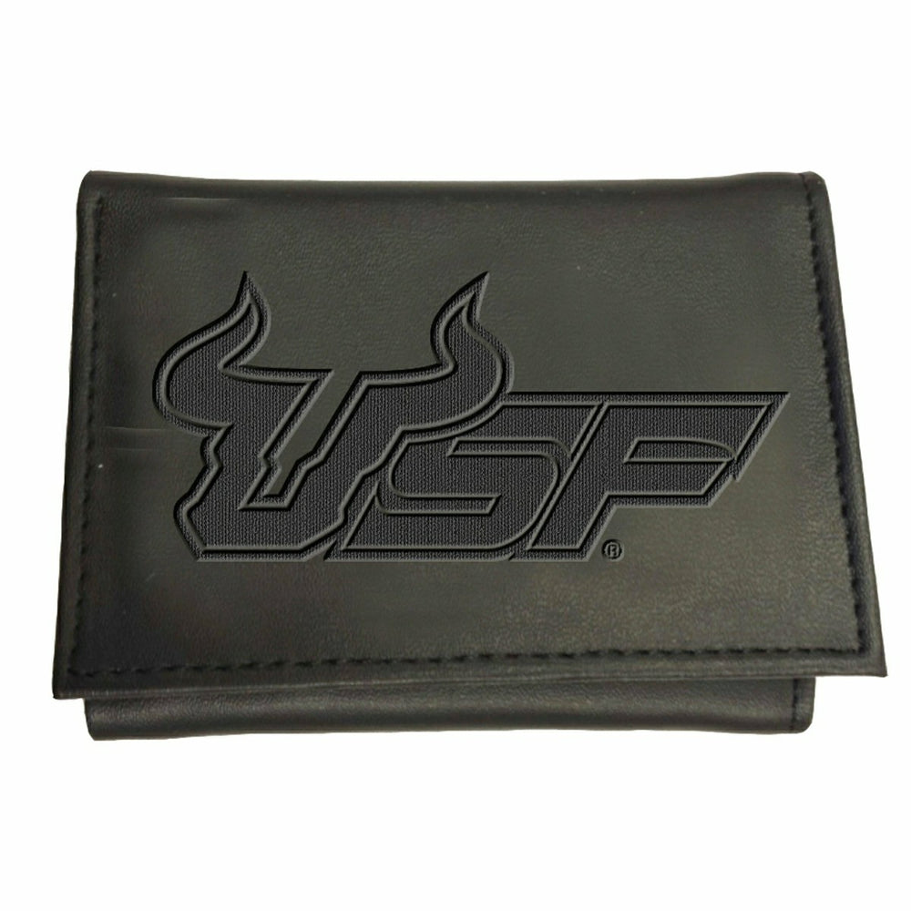South Florida University , Tri-Fold Wallet, Black