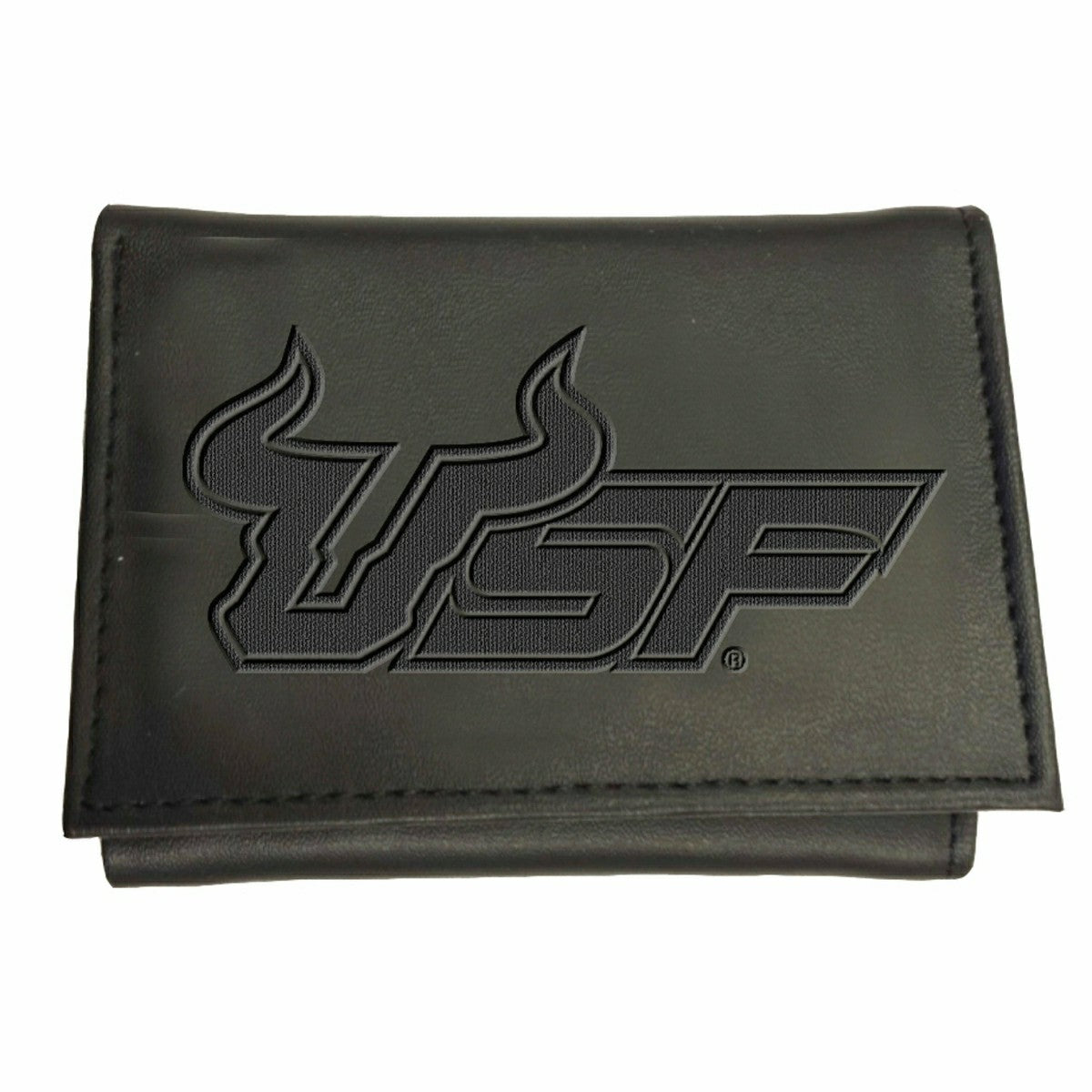 South Florida University , Tri-Fold Wallet, Black