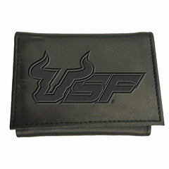 South Florida University , Tri-Fold Wallet, Black