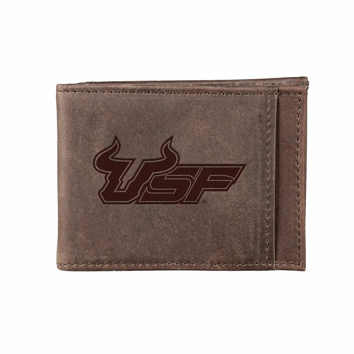 Front Pocket Wallet w/ RFID Blocking, South Florida, Brown
