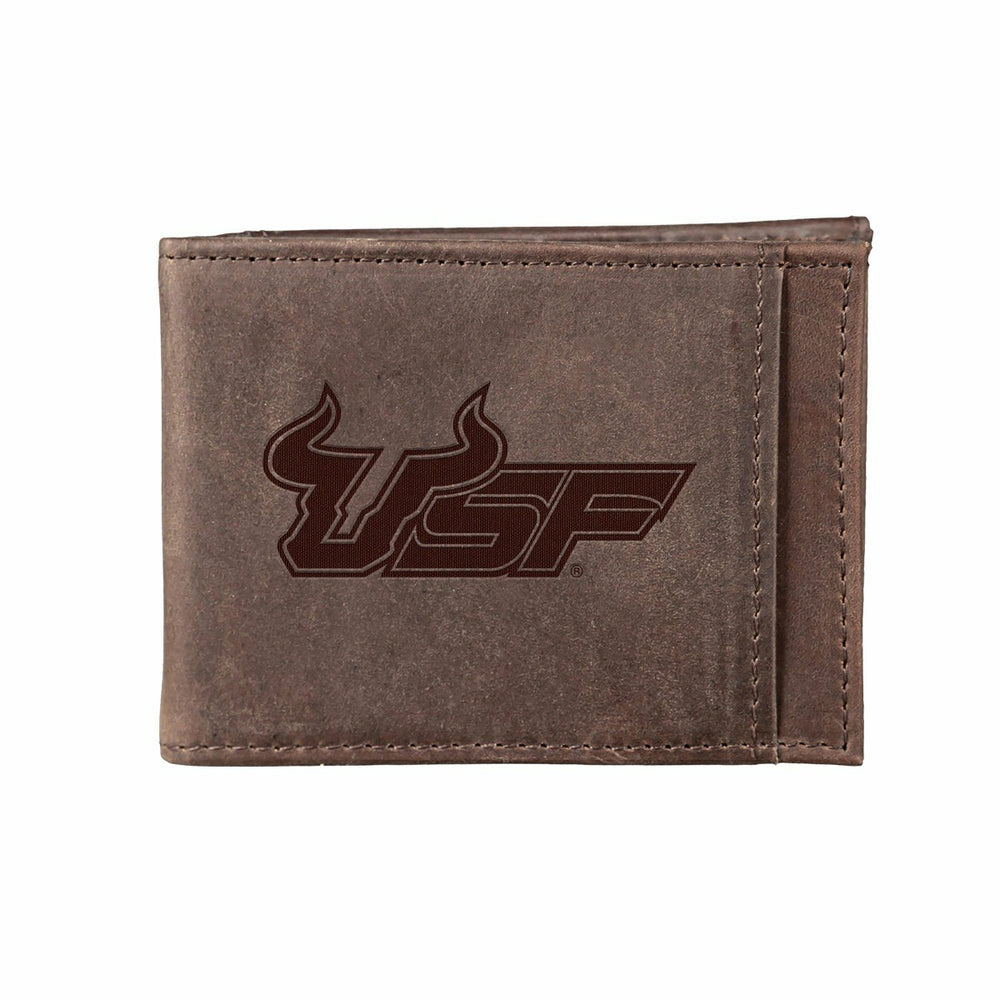 Front Pocket Wallet w/ RFID Blocking, South Florida, Brown