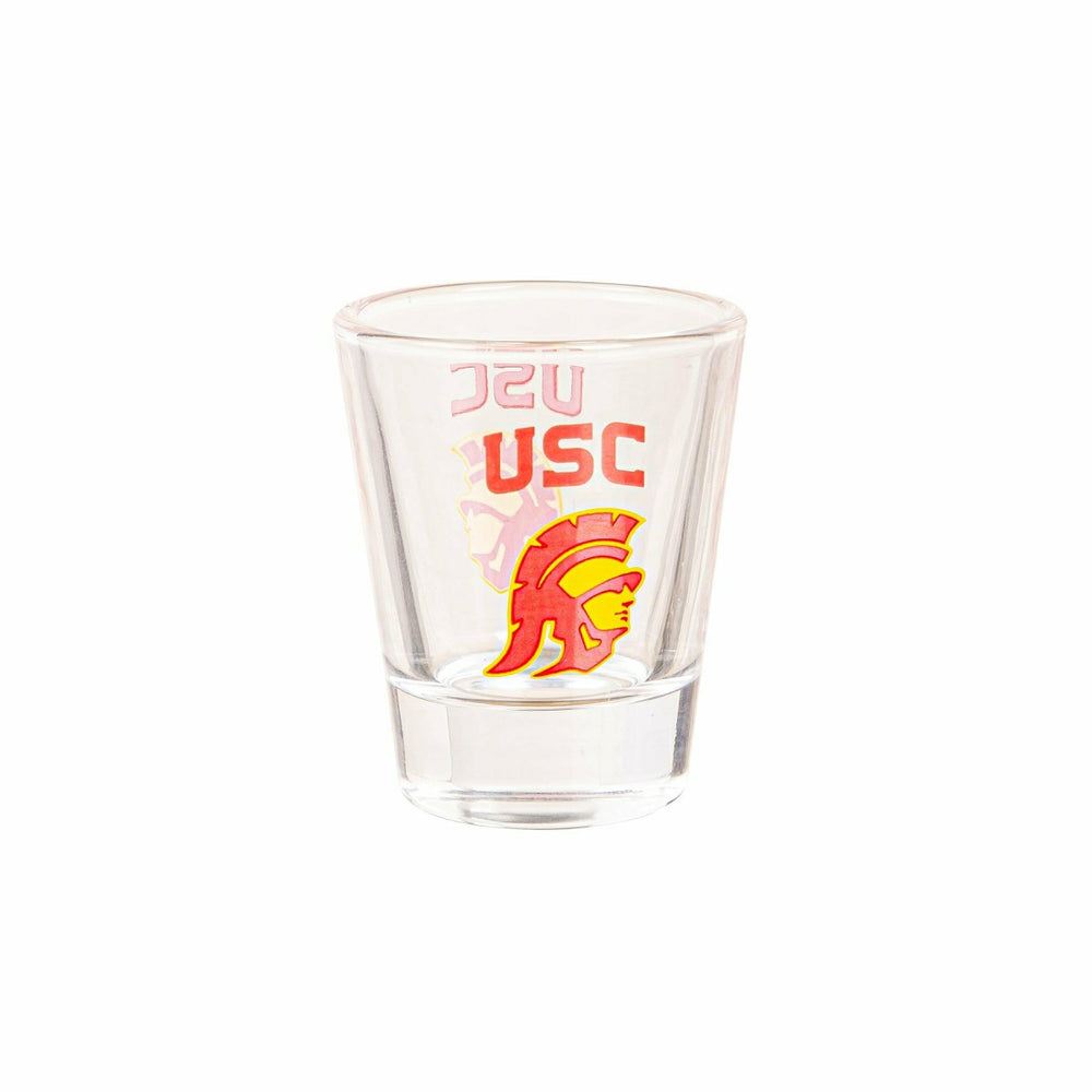 University of Southern California 4-Piece Ceramic and Glass 2oz. Shot