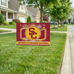 University of Southern California Yard Sign, Patriotic
