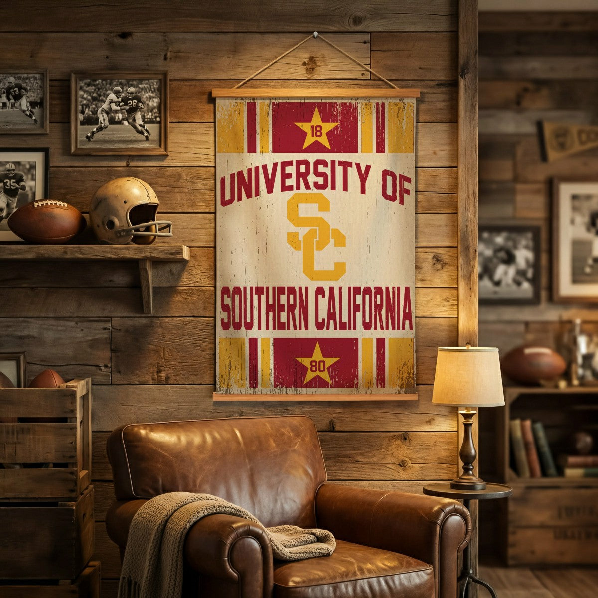 University of Southern California, Canvas Wall Tapestry, Medium, 36x24
