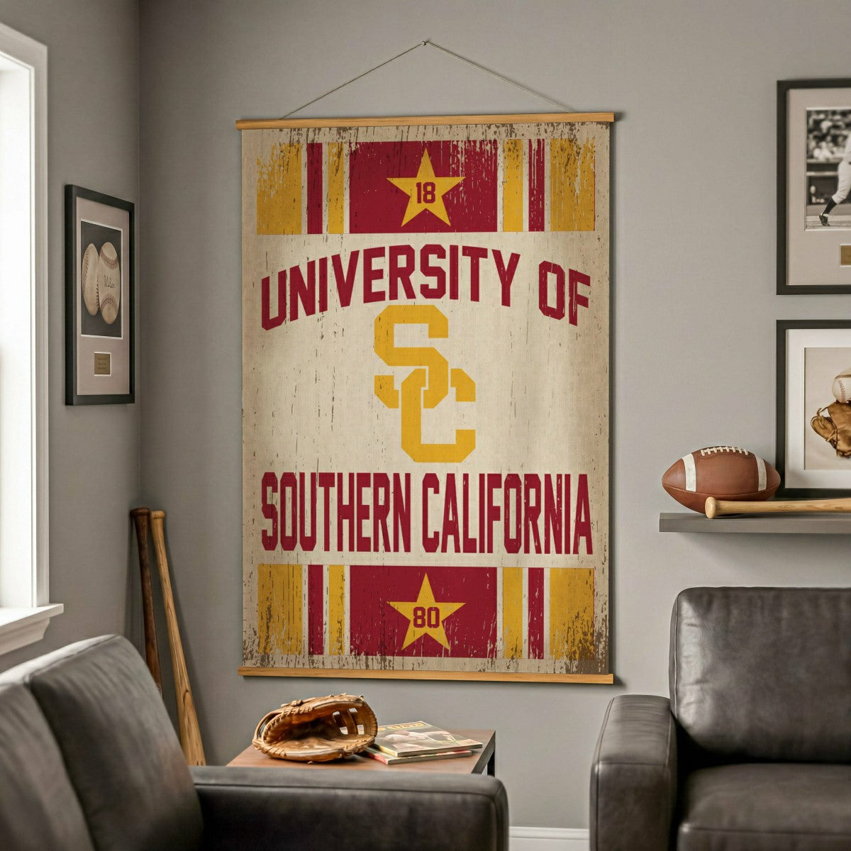 University of Southern California, Canvas Wall Tapestry, Large, 54x36
