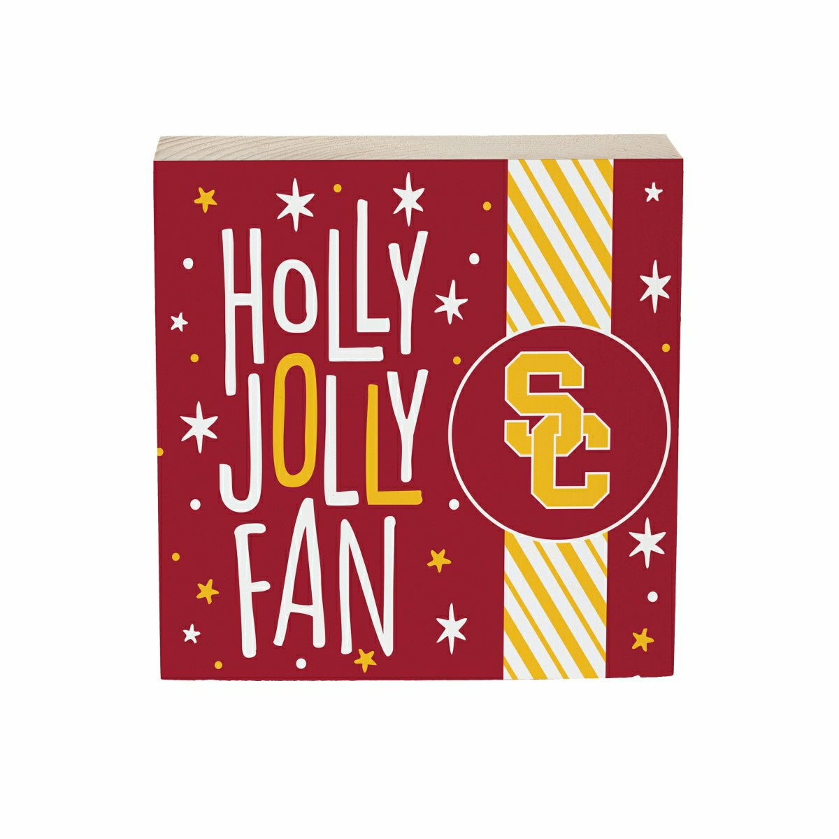 University of Southern California Block, Holiday, 6x6