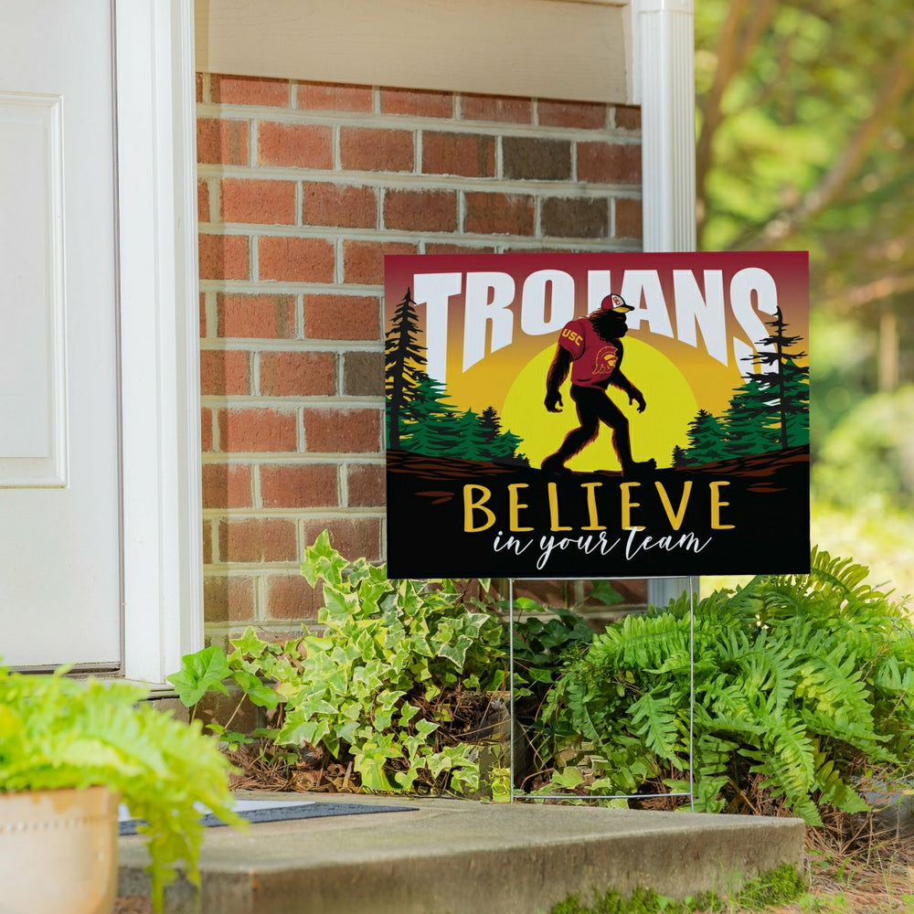 University of Southern California Yard Sign, Bigfoot