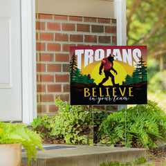 University of Southern California Yard Sign, Bigfoot